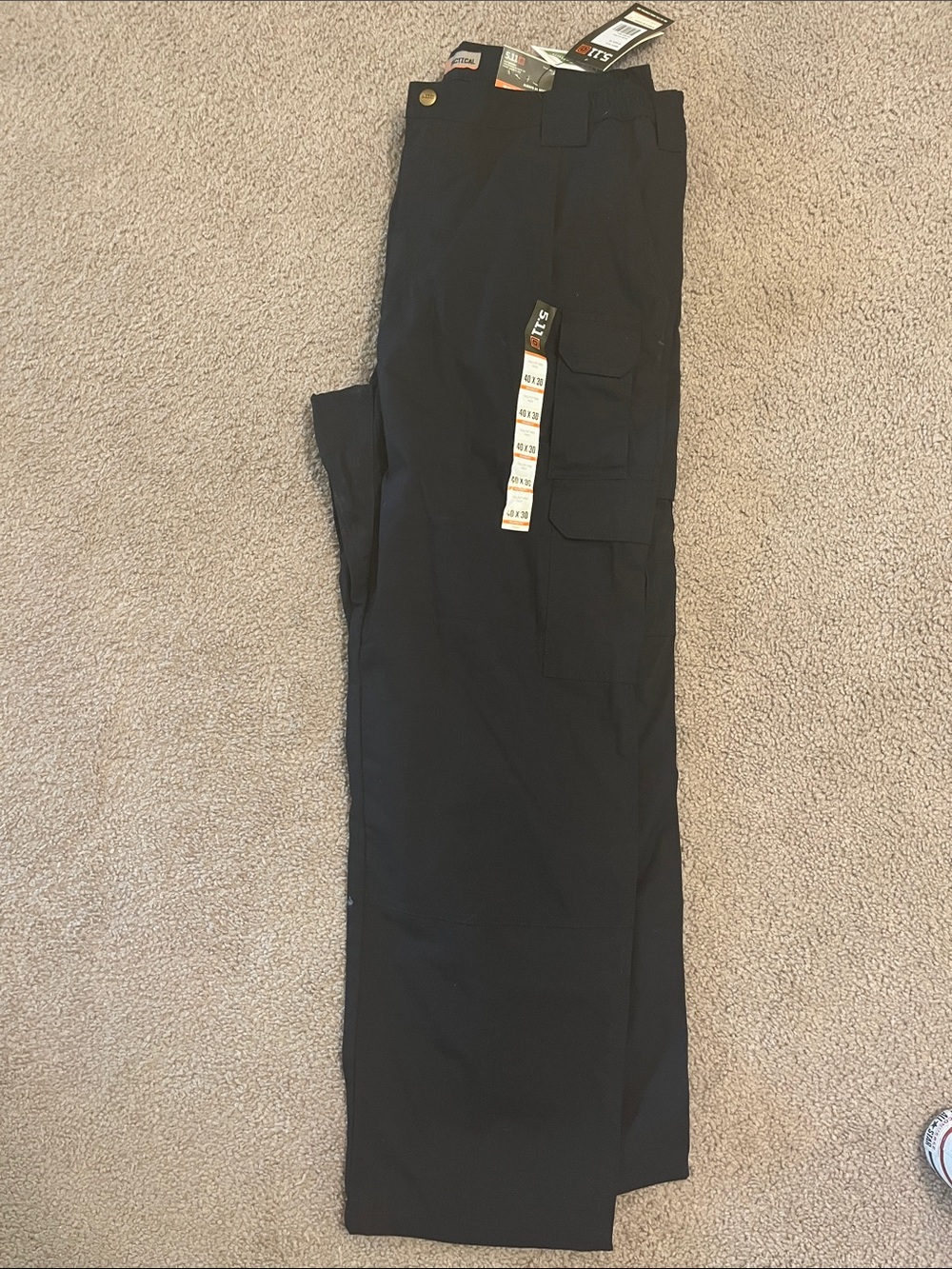 5.11 Tactical Men's Black Cargo Pants